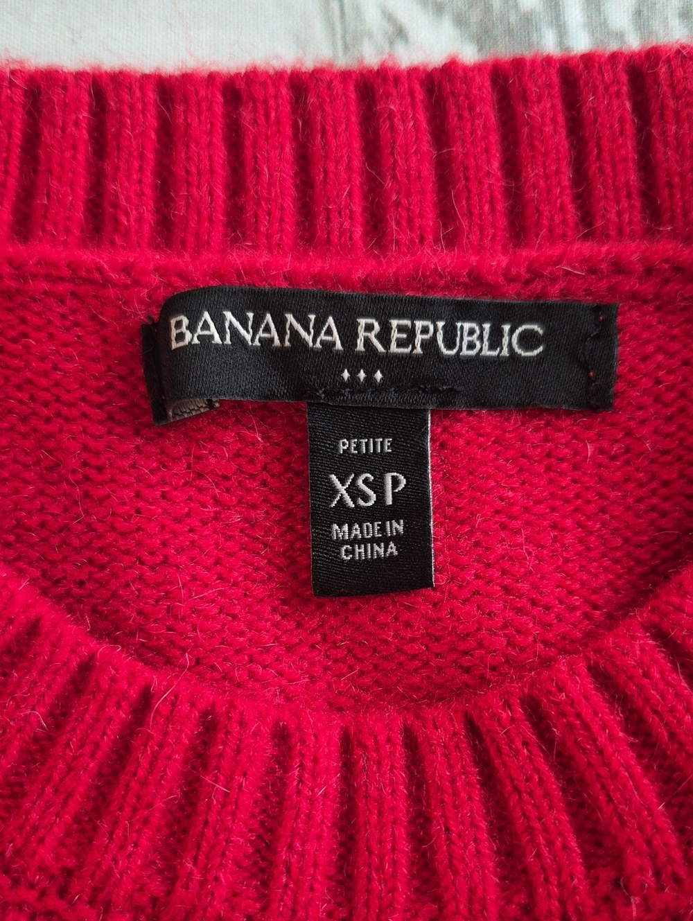 Banana Republic Factory Sweater Red Size XS Petite - Picture 4 of 4